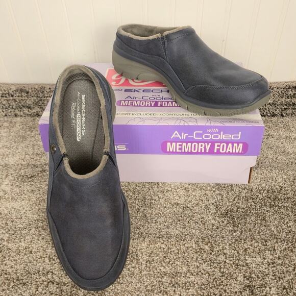 Women's Sketchers Easy Going Navy. Slip-on Mule. W9 NWT - Picture 3 of 12